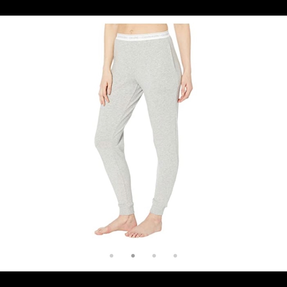 gray calvin klein lounge pant joggers